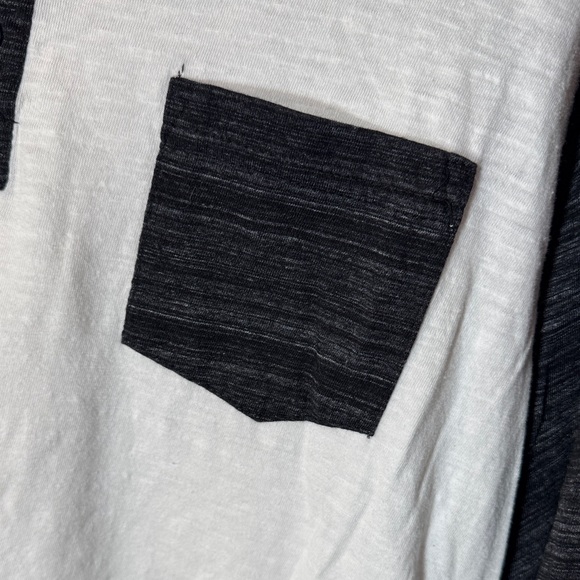 Men's Black and White Hoodie - Picture 7 of 8